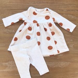 Nordstrom baby newborn dress and leggings